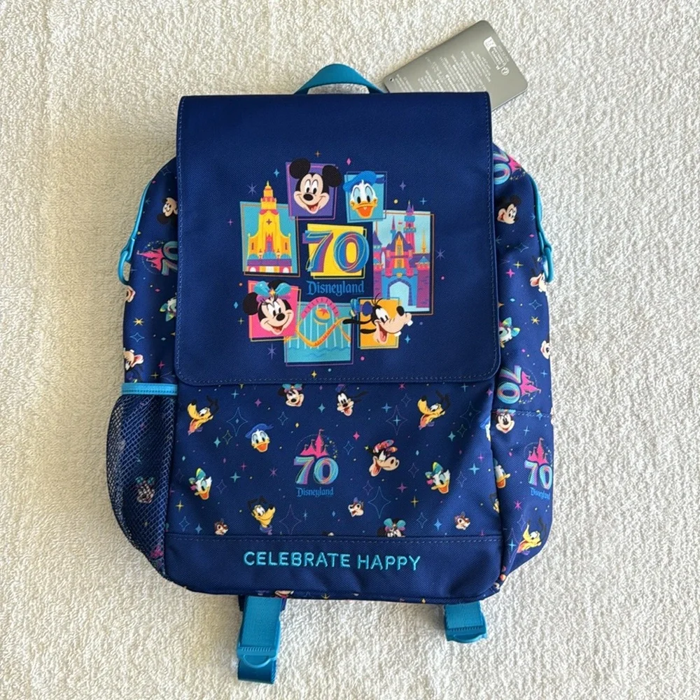 Disney Disneyland Resort 70th Anniversary Character Backpack